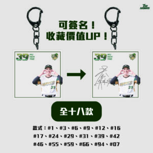 2025球員壓克力迷你簽名板吊飾